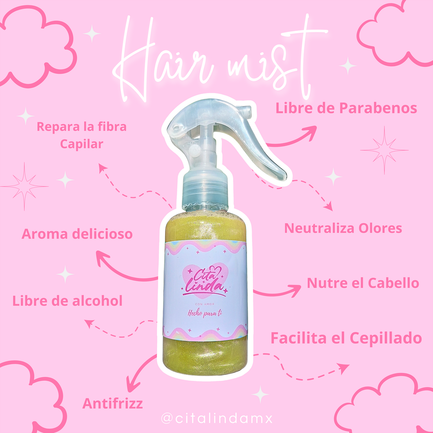 Hair Mist CHIFLANDO Y APLAUDIENDO